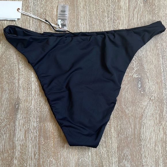 Good American Better Bikini Bottom Black Size 4 - Picture 8 of 10